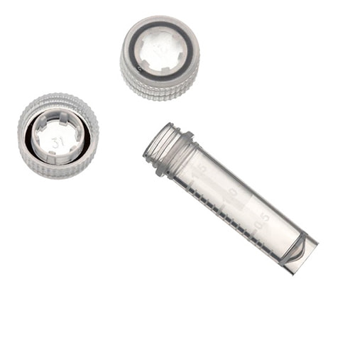 Labcon - superclear freestanding screw cap microcentrifuge tubes with caps
